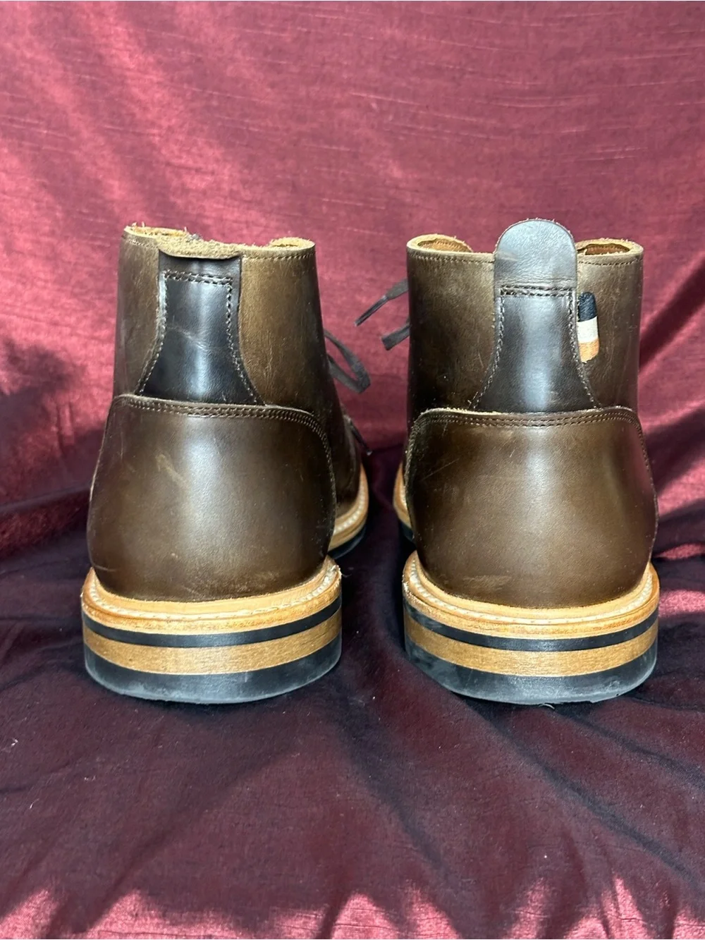 Allen Edmonds Chandler Chukka Boots Men’s 11.5E Brown Leather Teak 👞✨
